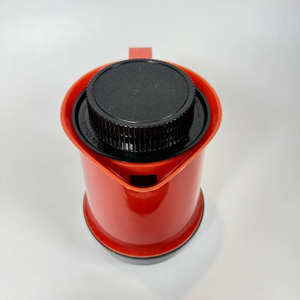 Vintage West Bend 5 Cup Electric Hot Pot Retro Red Black Model 53505 Works